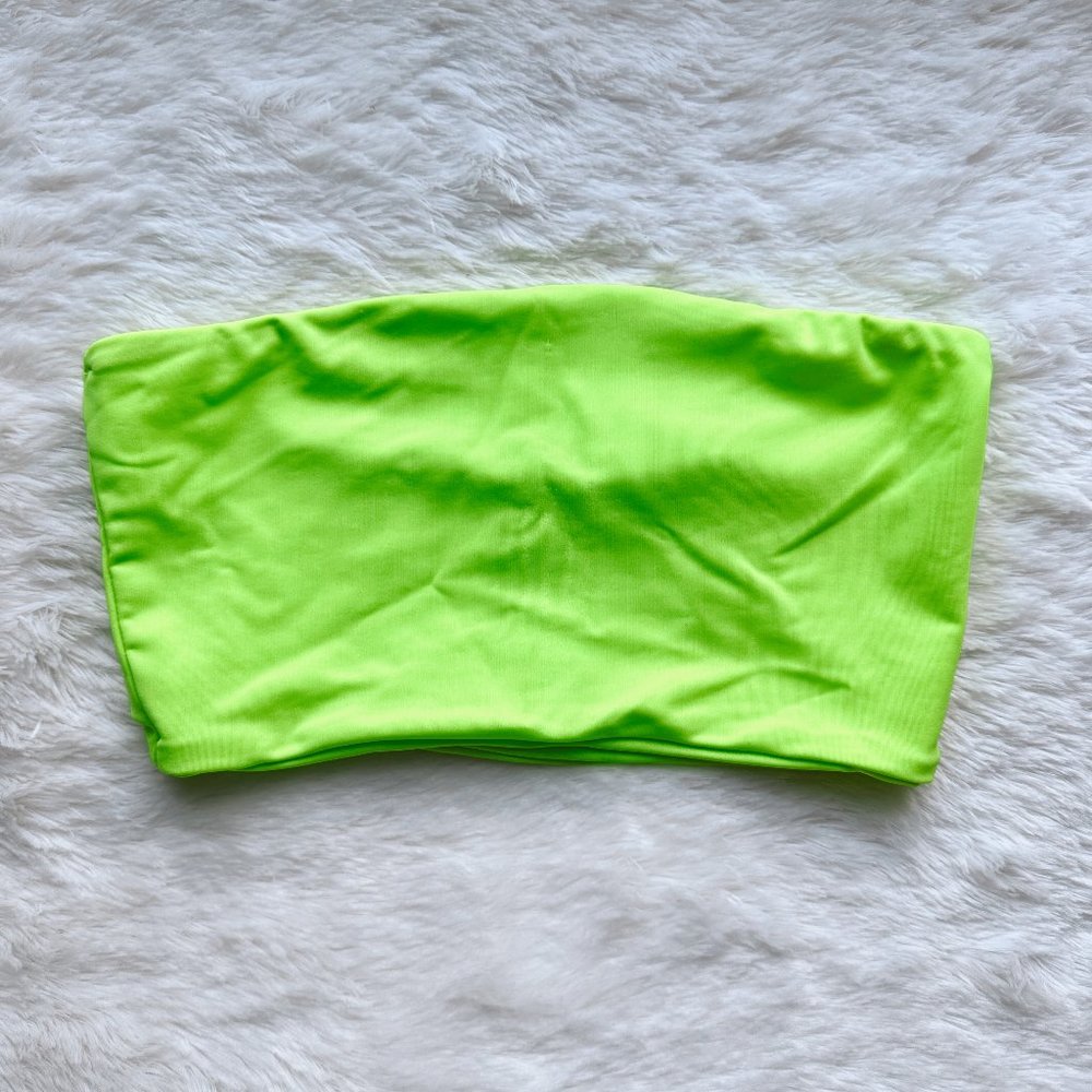 HOT & DELICIOUS Neon Bandeau Bikini Top
